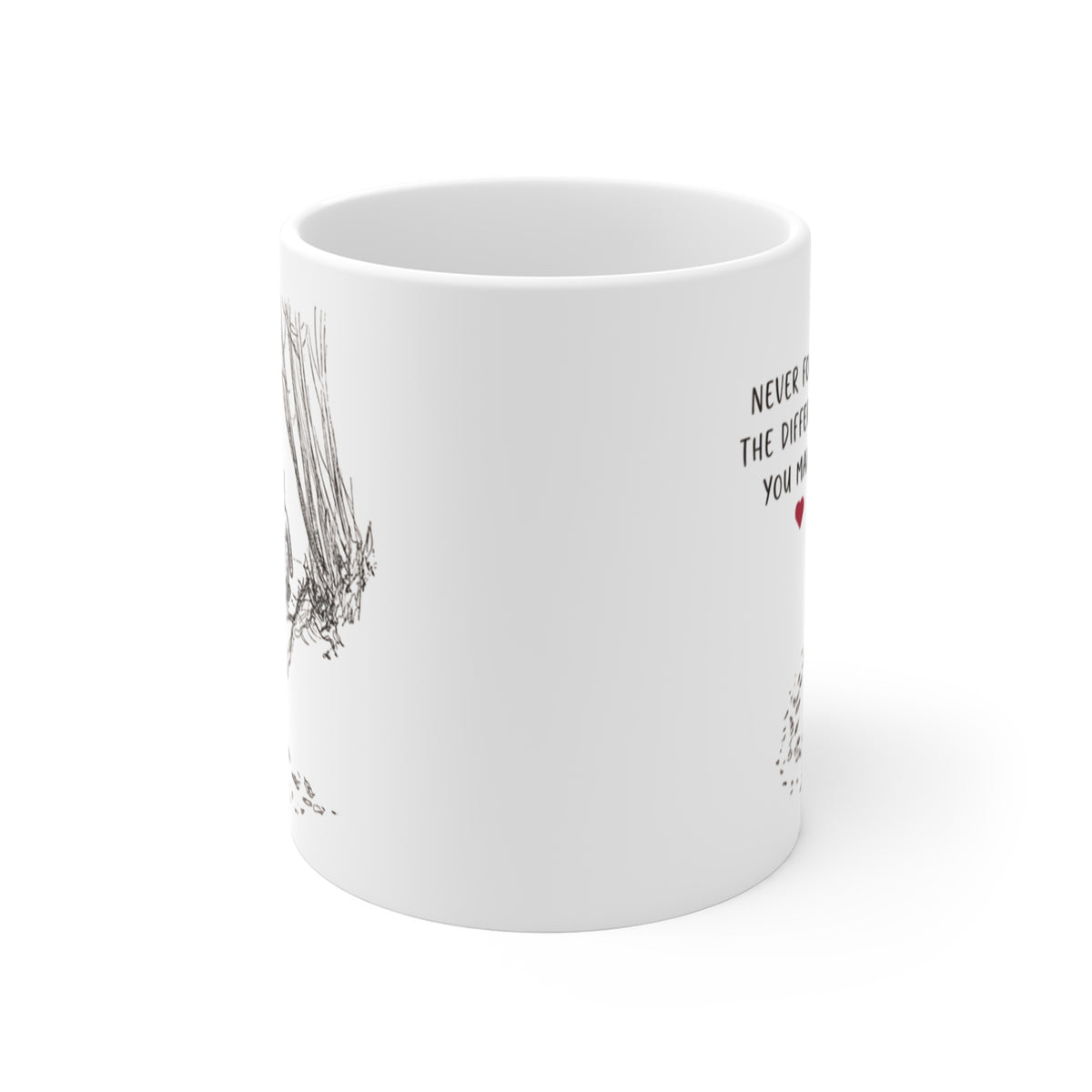 Never Forget the Difference You Make Kindergarten Teacher Mug
