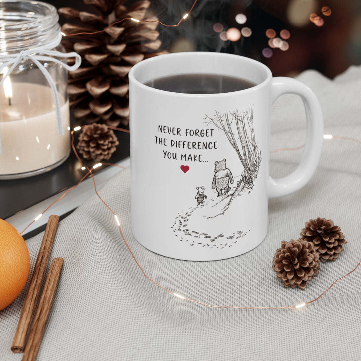 Never Forget the Difference You Make Kindergarten Teacher Mug