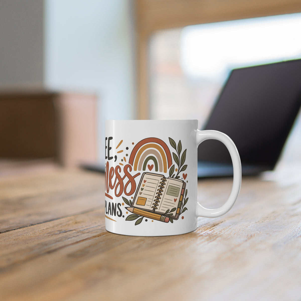 Coffee, Kindness & Lesson Plans Kindergarten Teacher Mug