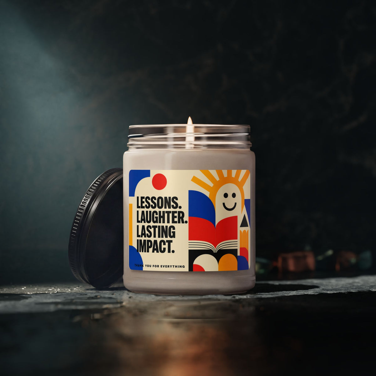 Lessons Laughter Lasting Impact Kindergarten Teacher Candle