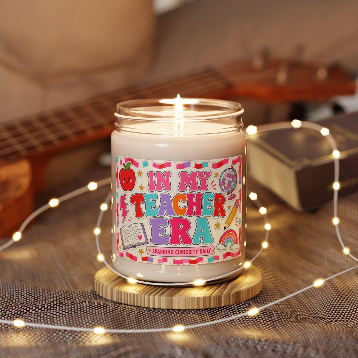 In My Teacher Era Kindergarten Teacher Candle