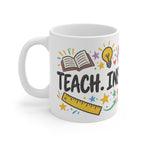 Teach. Inspire. Repeat. Kindergarten Teacher Mug