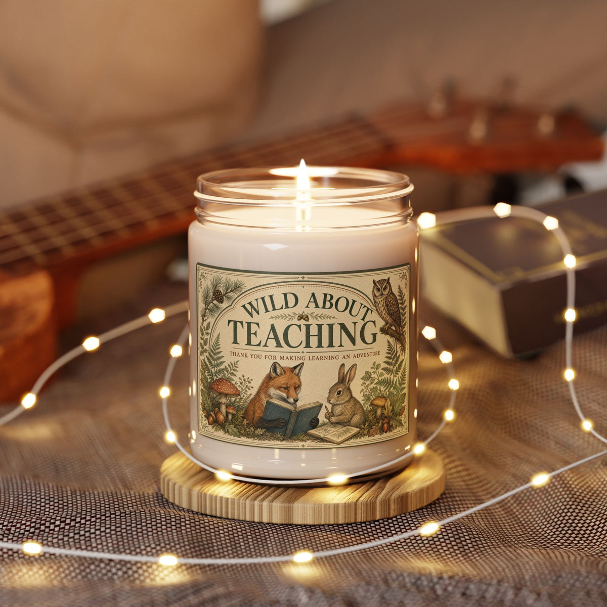 Wild About Teaching Kindergarten Teacher Candle