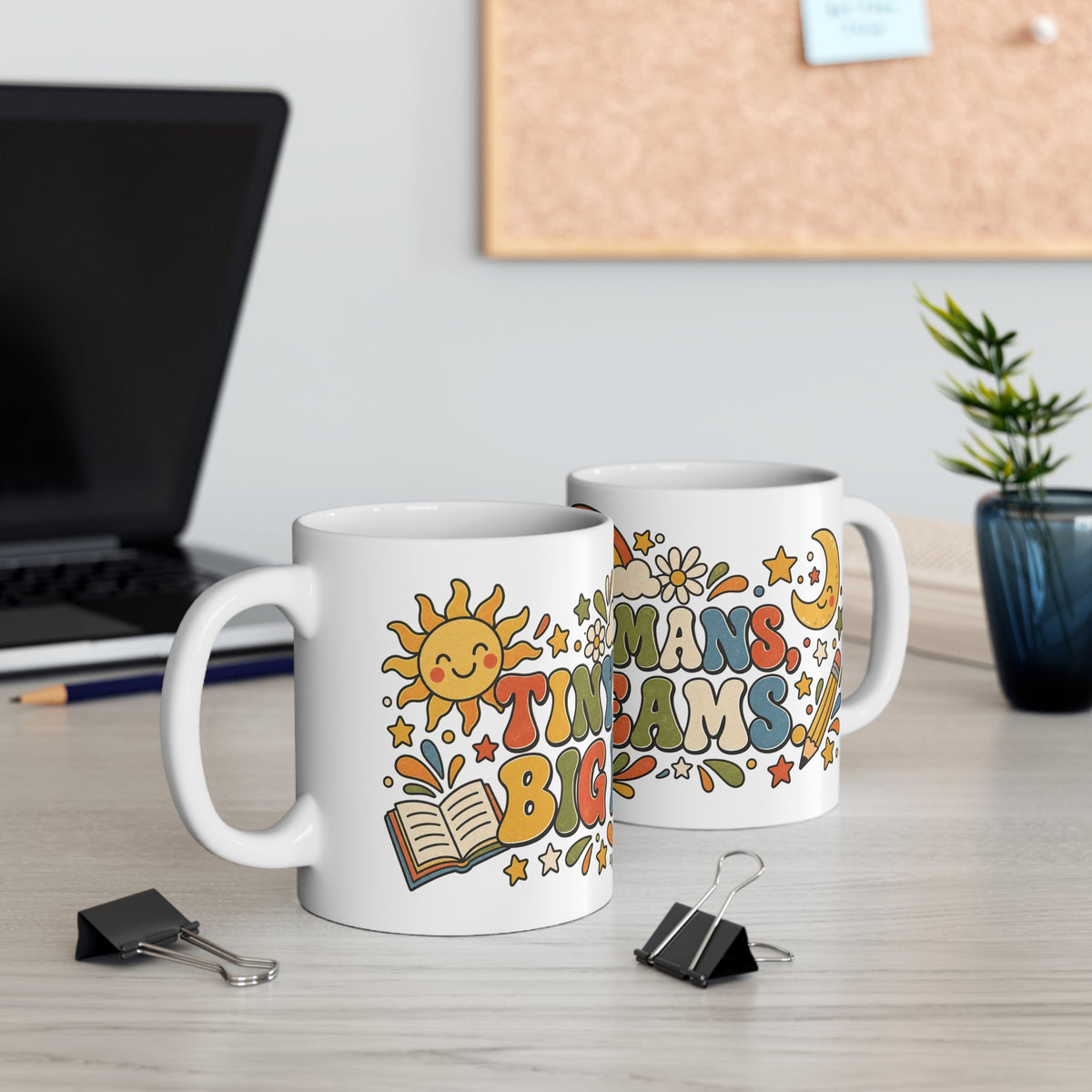 Tiny Humans Big Dreams Kindergarten Teacher Mug