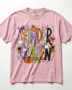 Halloween Kindergarten Kindergarten Teacher Shirt