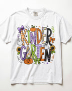 Halloween Kindergarten Kindergarten Teacher Shirt