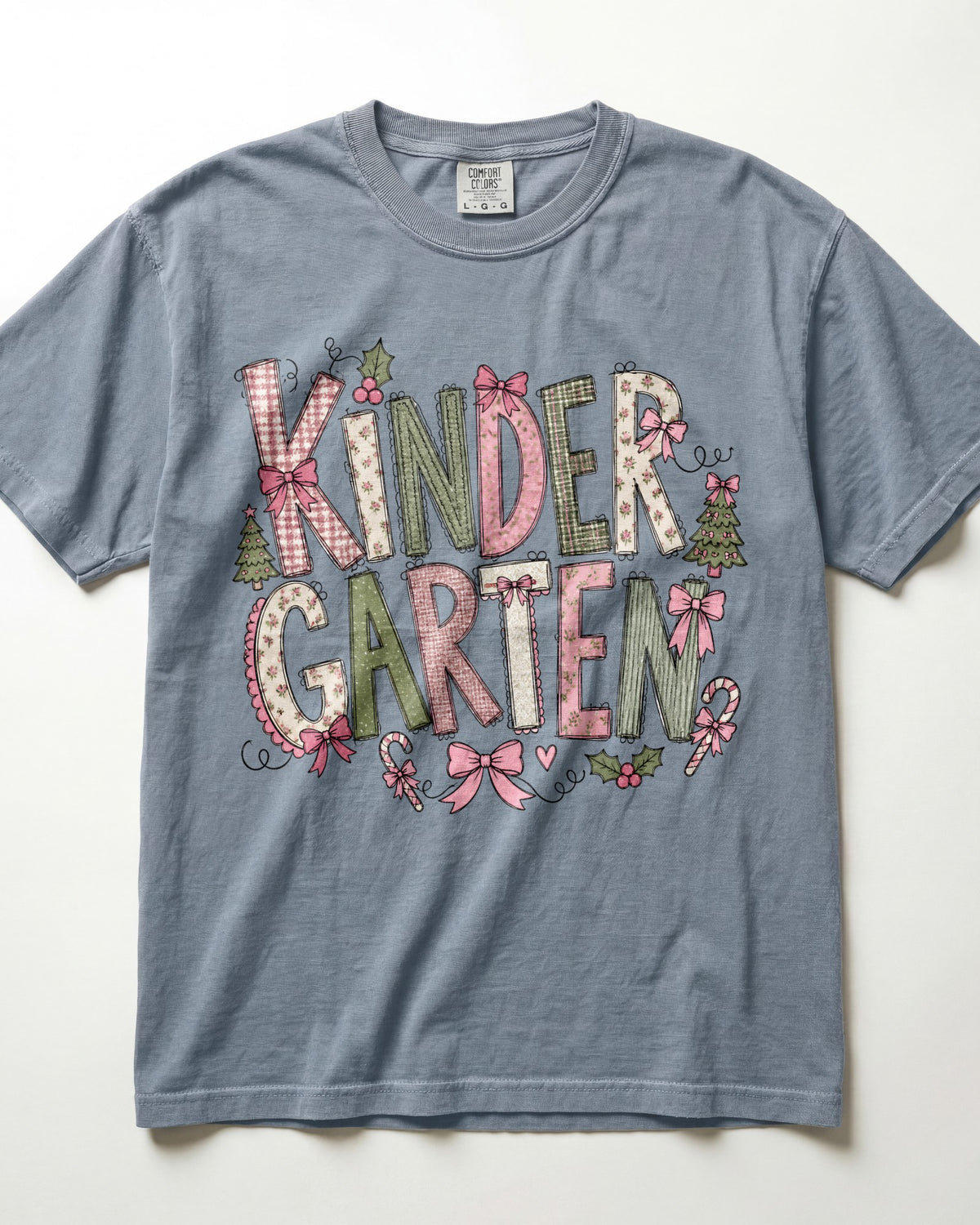 Pink Christmas Kindergarten Kindergarten Teacher Shirt