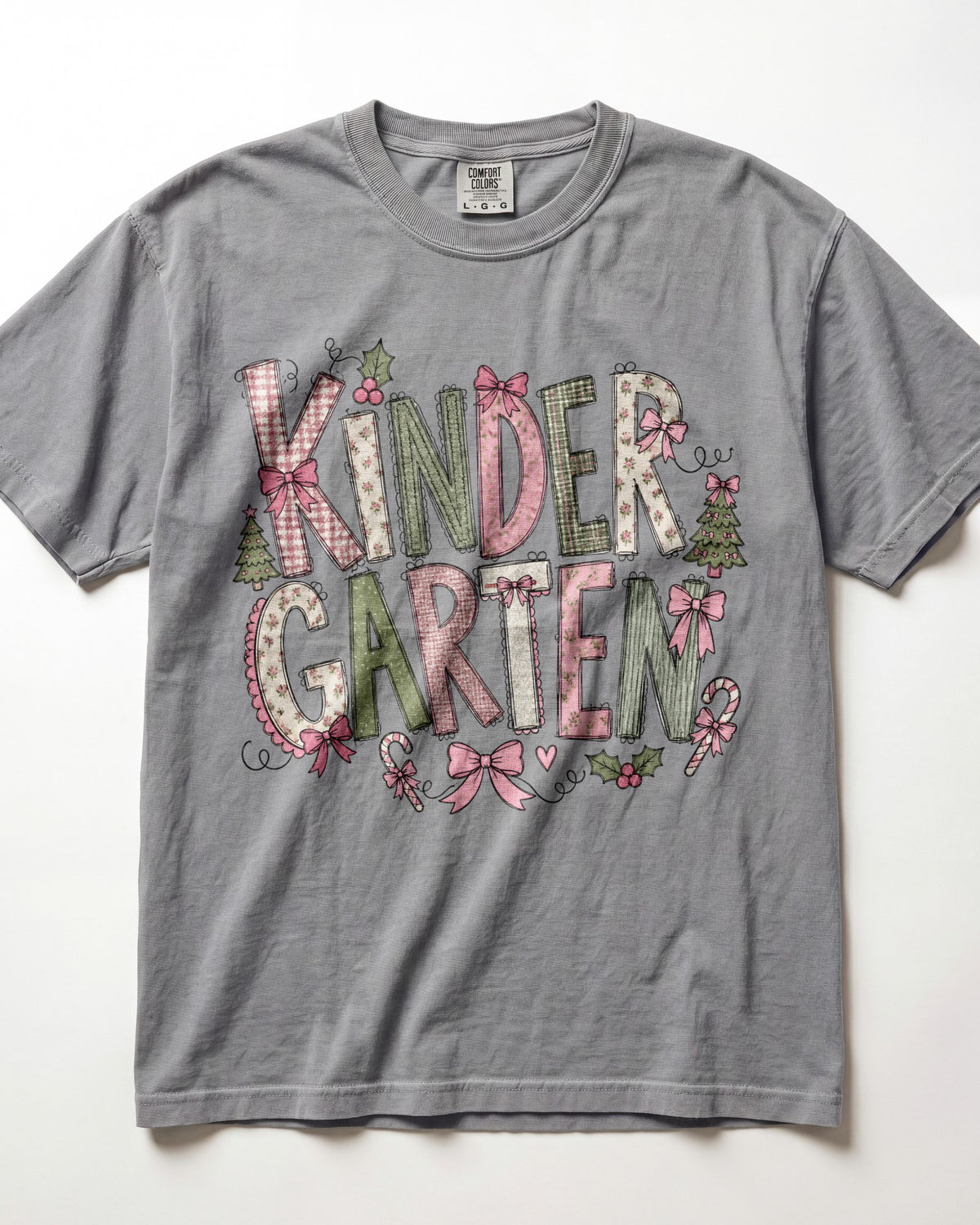 Pink Christmas Kindergarten Kindergarten Teacher Shirt