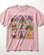 100 Days Grid Kindergarten Teacher Shirt