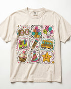 100 Days Grid Kindergarten Teacher Shirt