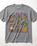 100 Days Grid Kindergarten Teacher Shirt