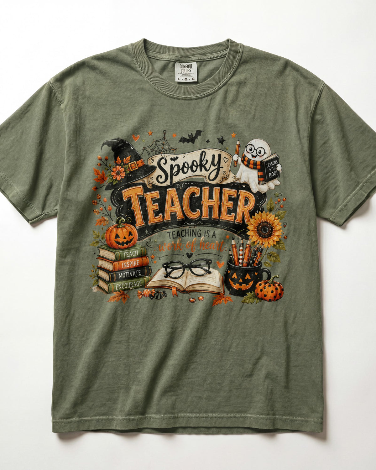 Spooky Teacher Kindergarten Teacher Shirt