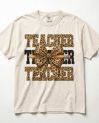 Leopard Teacher Kindergarten Teacher Shirt