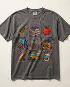 Classroom Essentials Grid Kindergarten Teacher Shirt