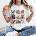 Classroom Essentials Grid Kindergarten Teacher Shirt