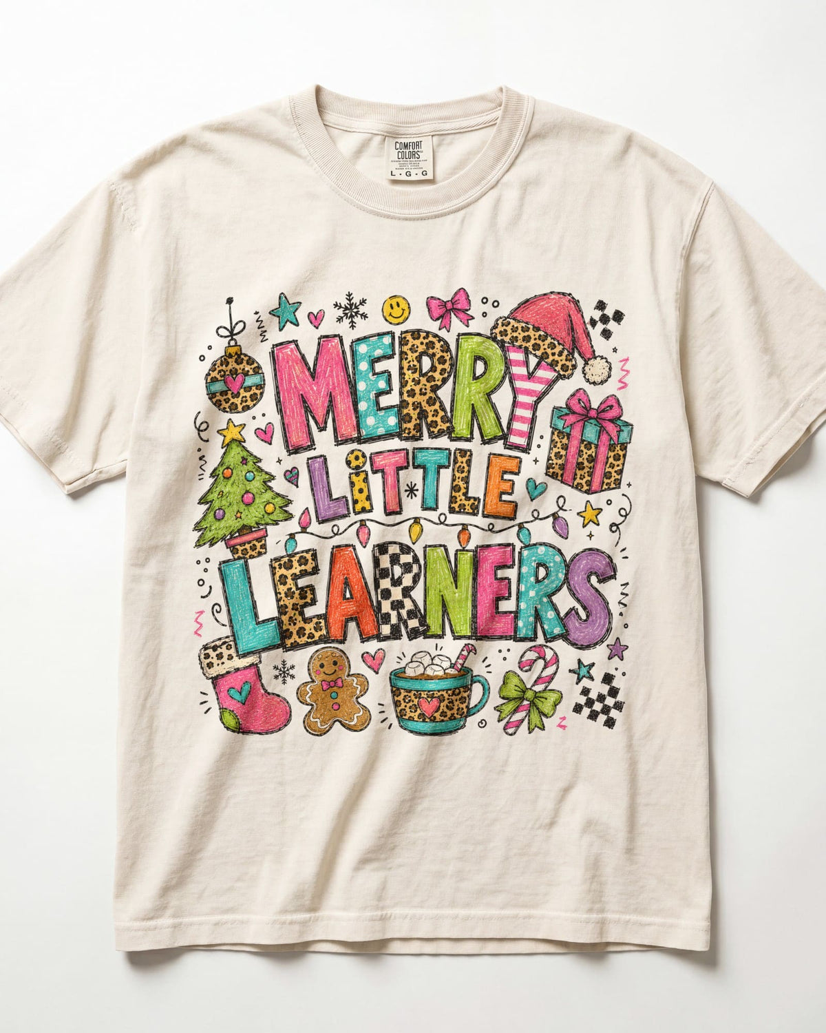 Merry Little Learners Kindergarten Teacher Shirt