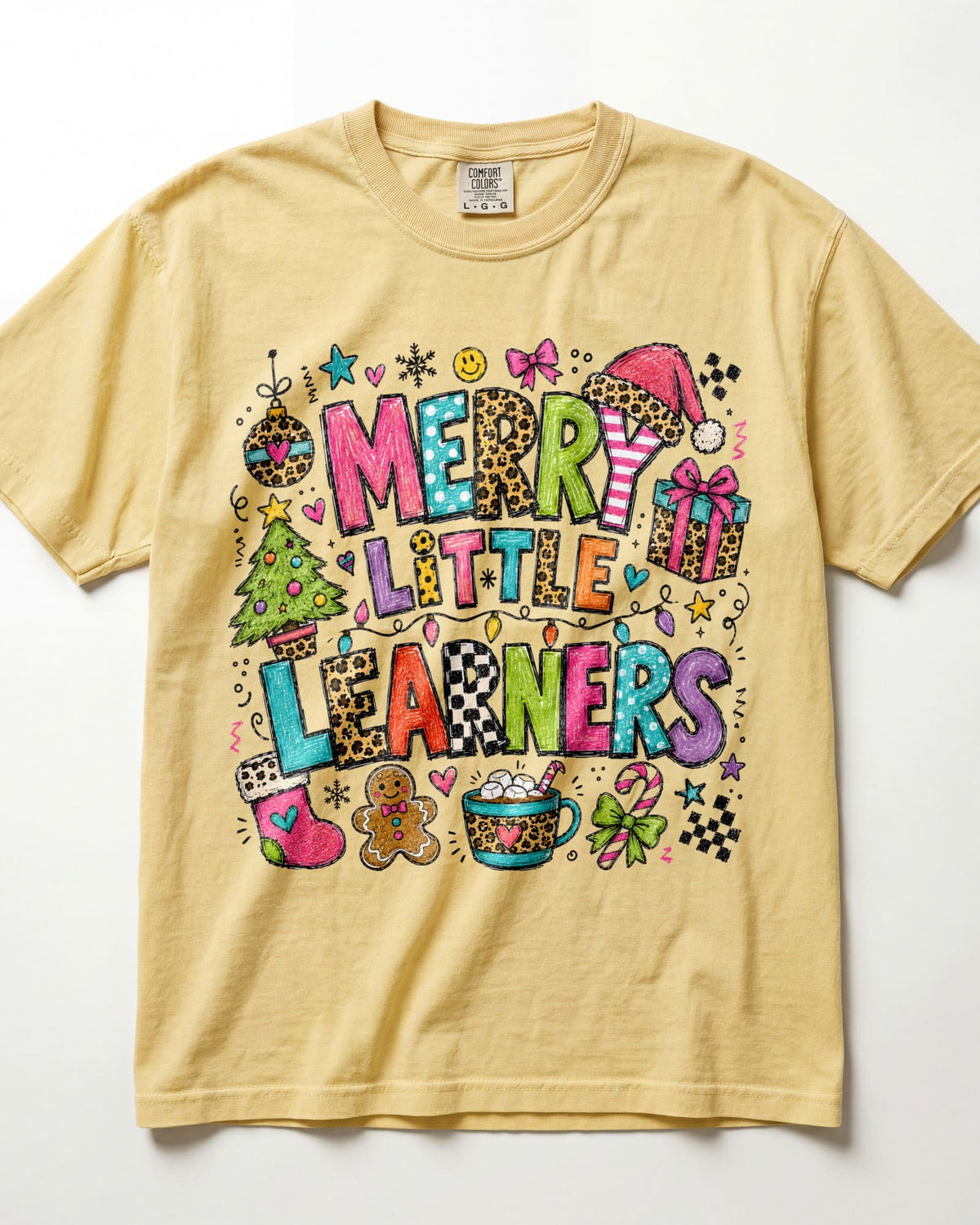 Merry Little Learners Kindergarten Teacher Shirt
