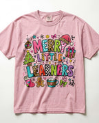 Merry Little Learners Kindergarten Teacher Shirt