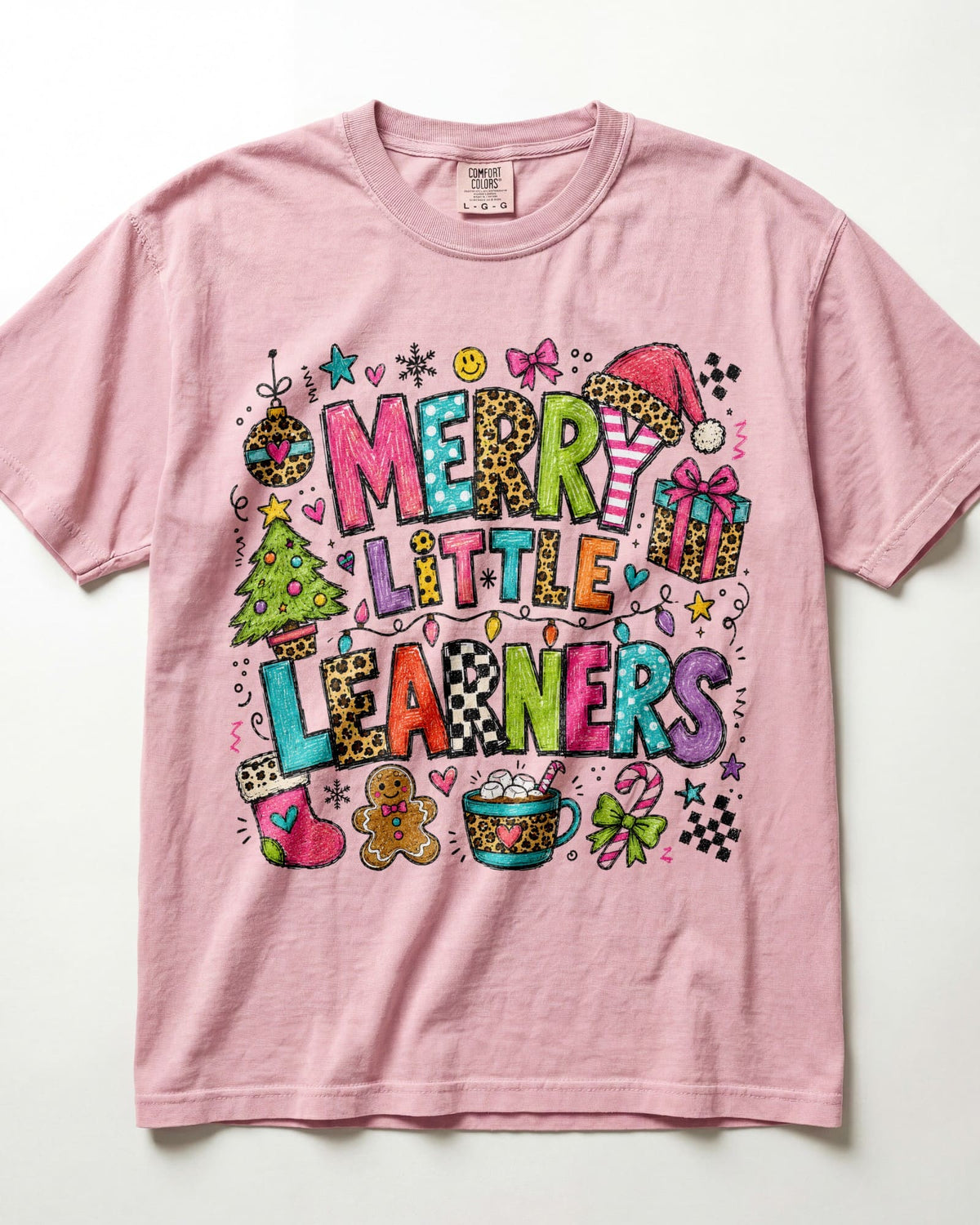 Merry Little Learners Kindergarten Teacher Shirt