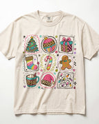 Christmas Icons Grid Kindergarten Teacher Shirt