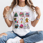 Christmas Icons Grid Kindergarten Teacher Shirt