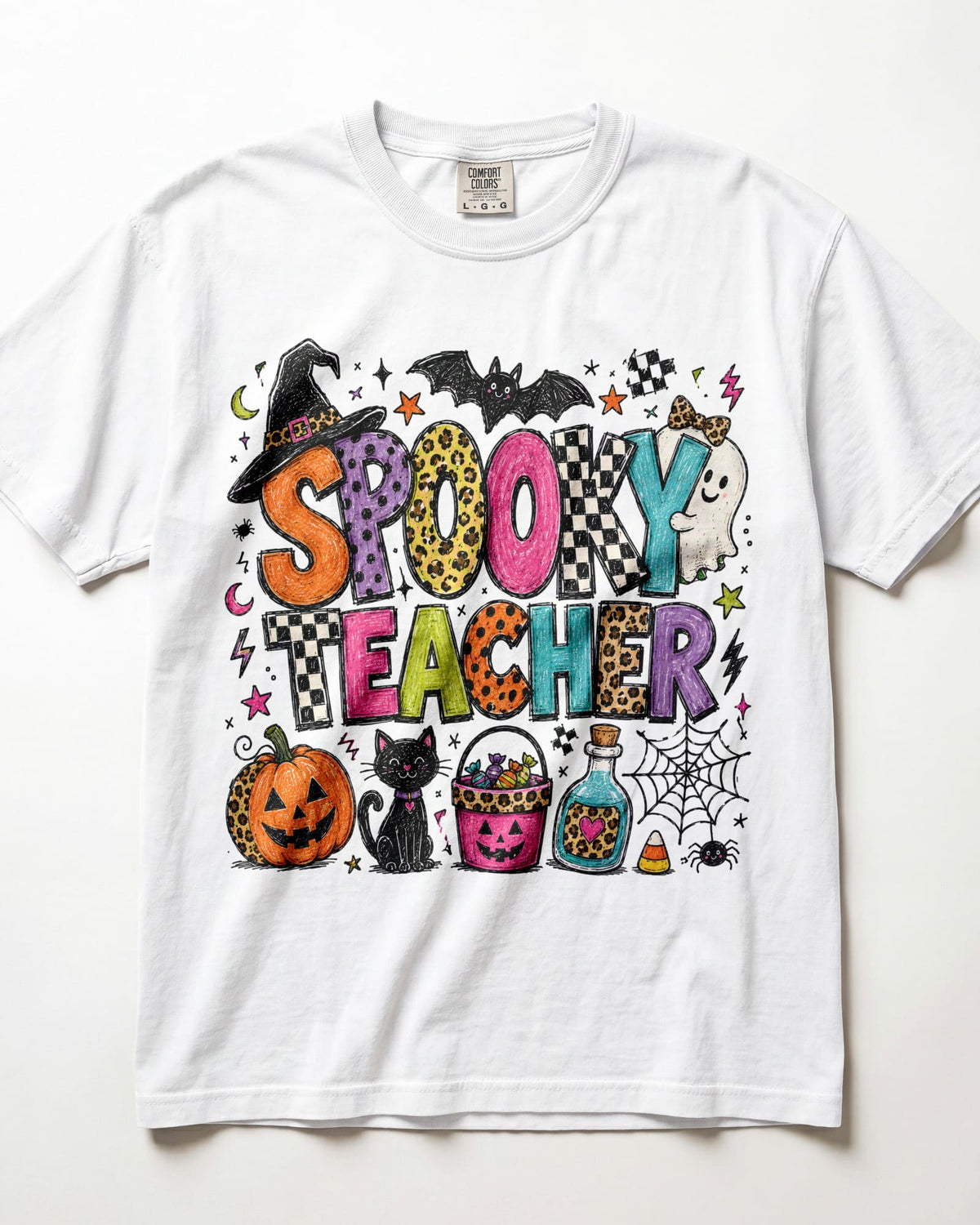 Spooky Teacher Kindergarten Teacher Shirt