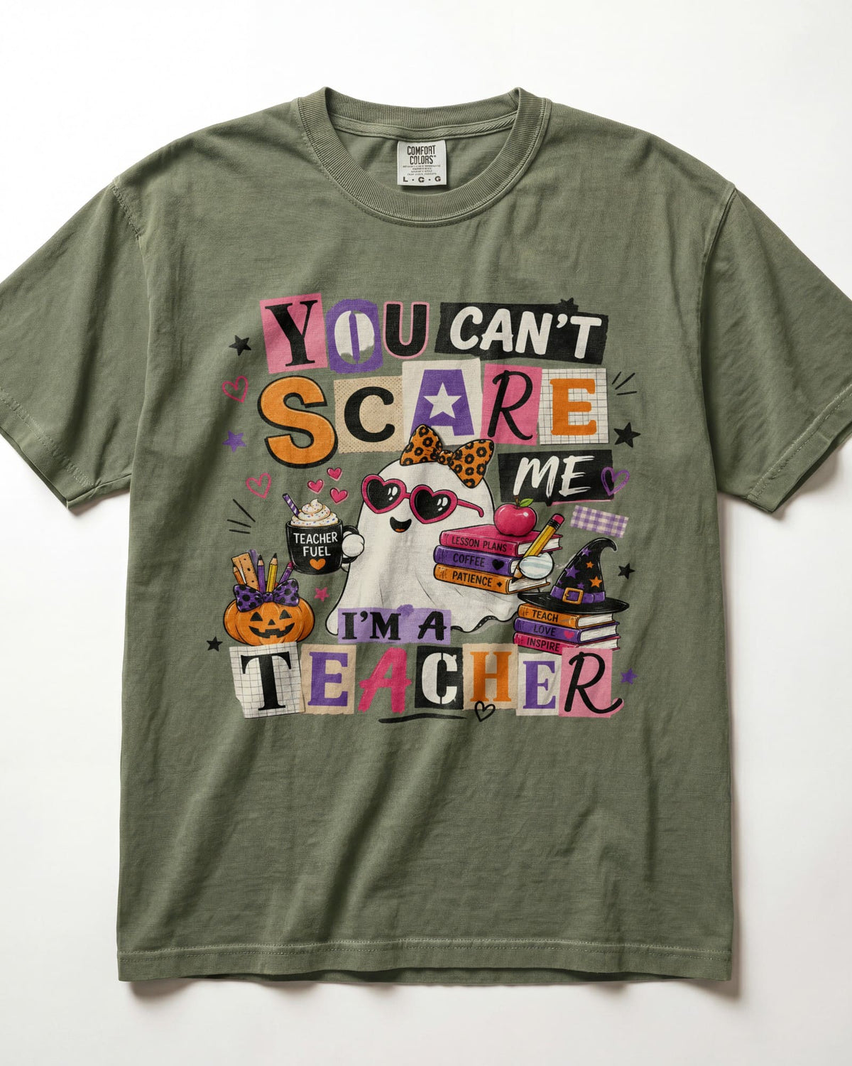 You Can't Scare Me Kindergarten Teacher Shirt