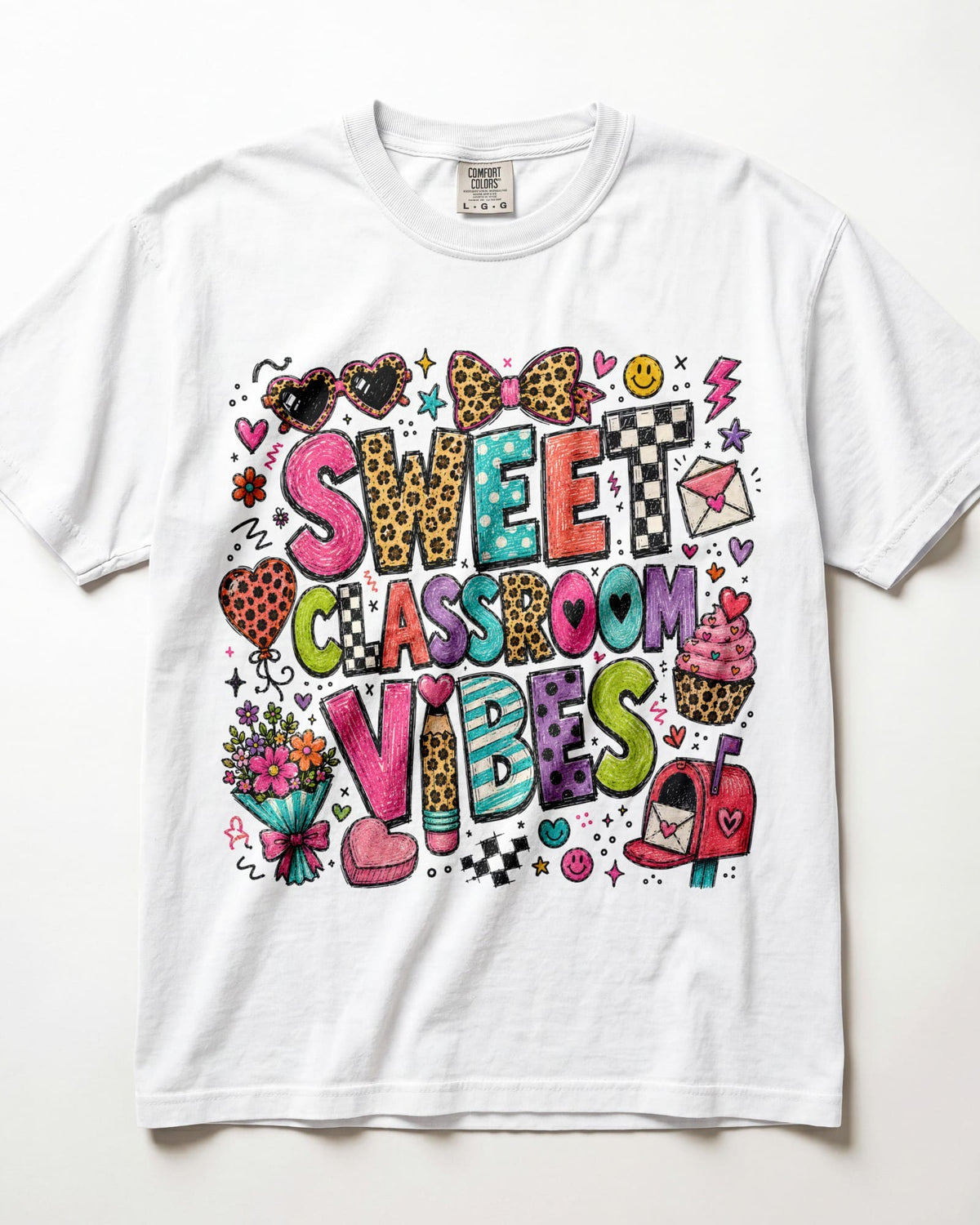 Sweet Classroom Vibes Kindergarten Teacher Shirt