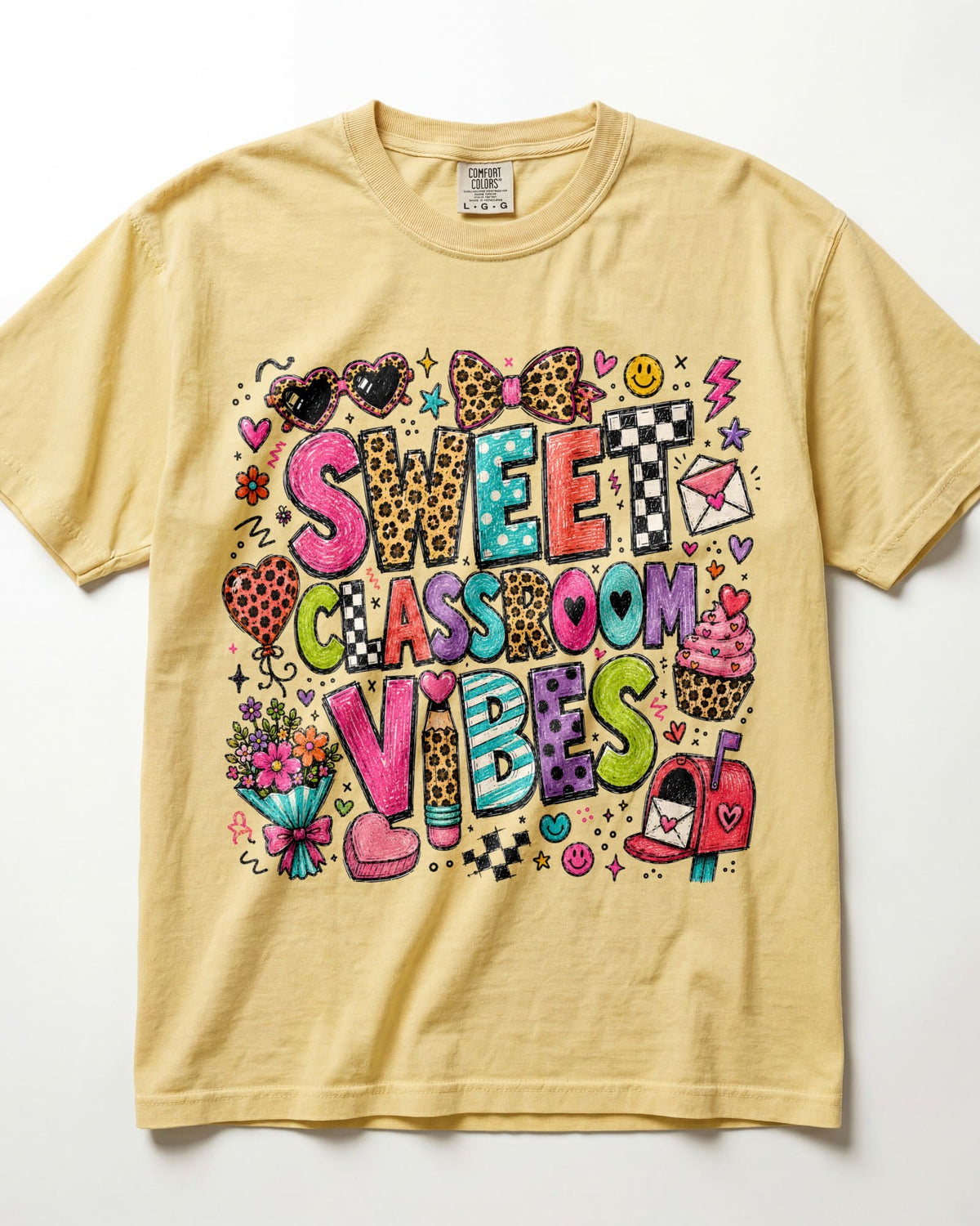 Sweet Classroom Vibes Kindergarten Teacher Shirt