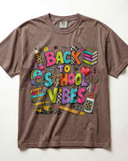 Back To School Vibes Kindergarten Teacher Shirt