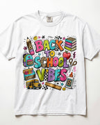 Back To School Vibes Kindergarten Teacher Shirt
