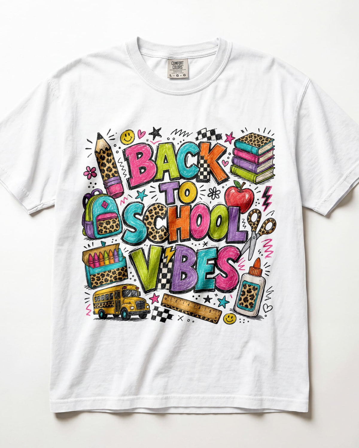 Back To School Vibes Kindergarten Teacher Shirt