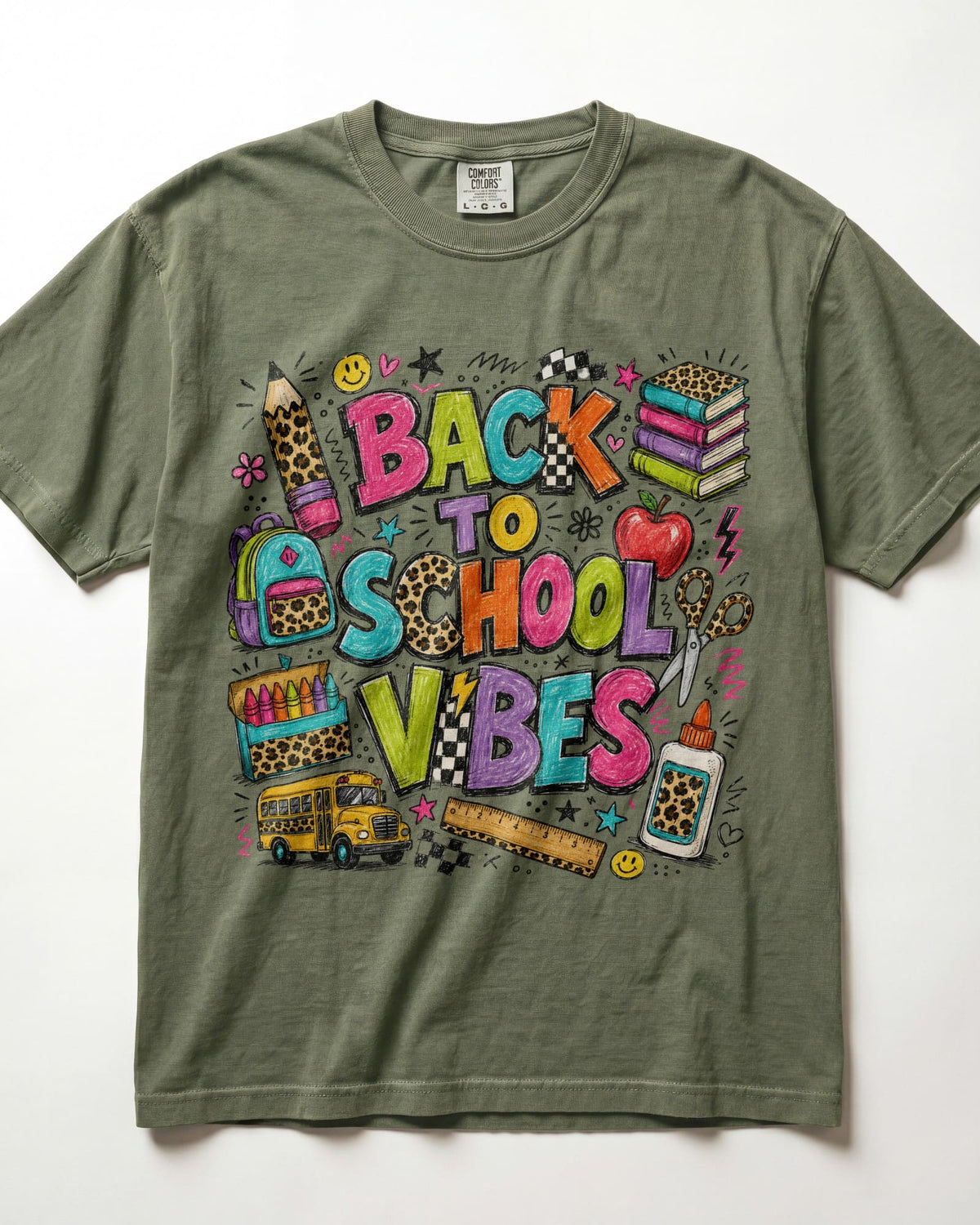 Back To School Vibes Kindergarten Teacher Shirt