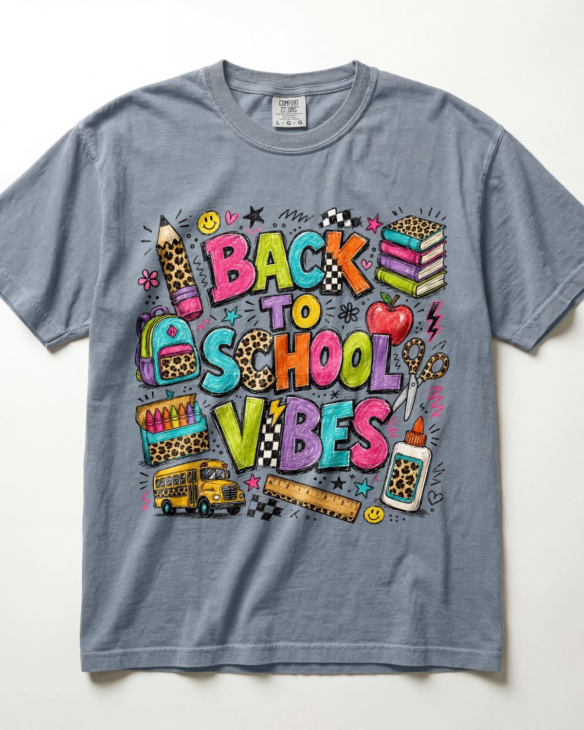 Back To School Vibes Kindergarten Teacher Shirt