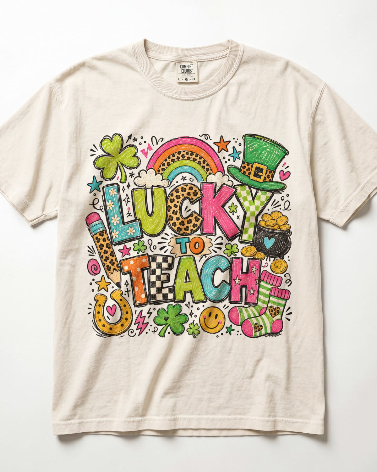 Lucky To Teach Kindergarten Teacher Shirt