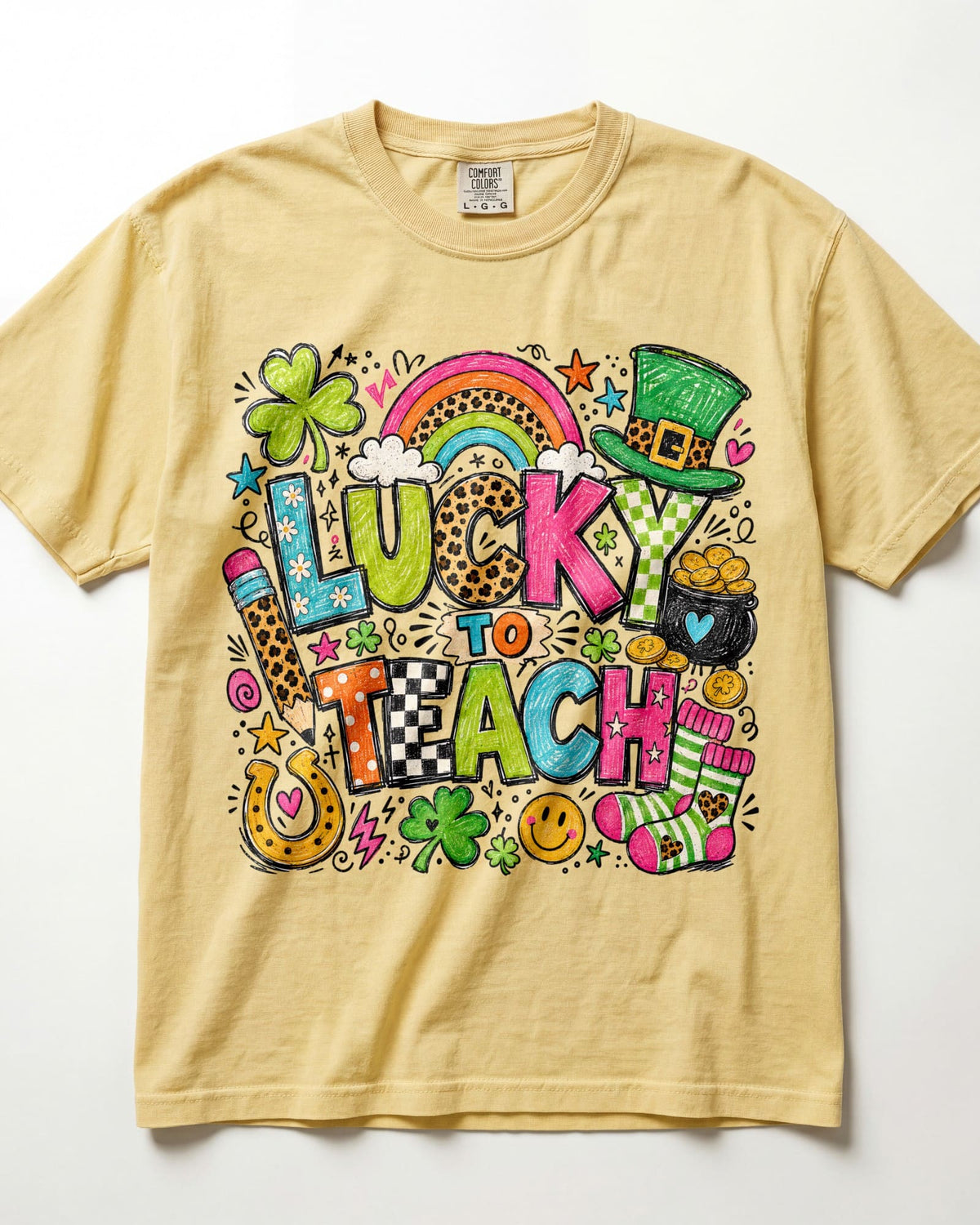 Lucky To Teach Kindergarten Teacher Shirt