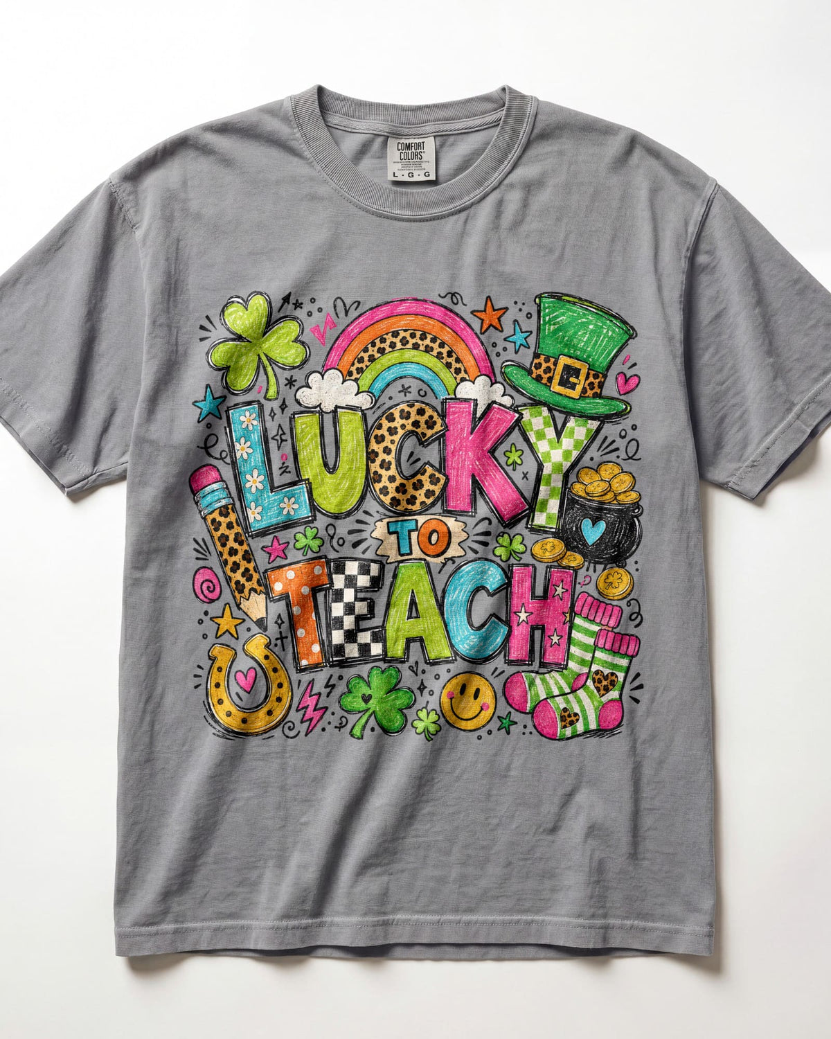 Lucky To Teach Kindergarten Teacher Shirt