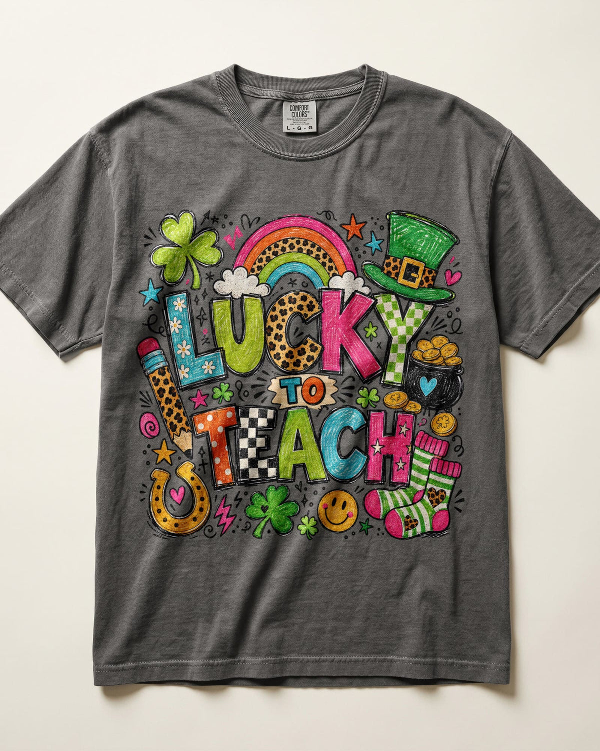 Lucky To Teach Kindergarten Teacher Shirt