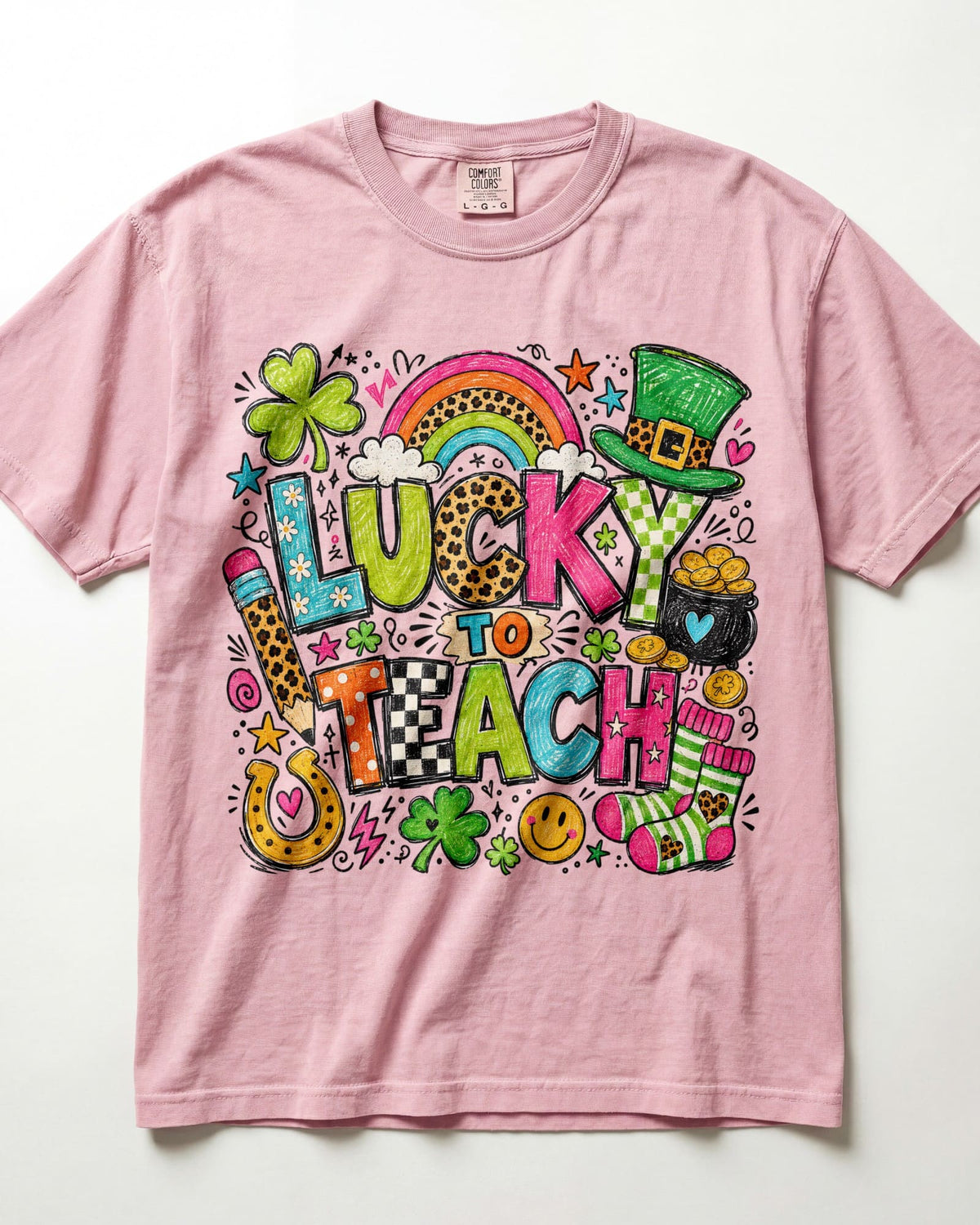 Lucky To Teach Kindergarten Teacher Shirt