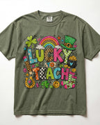 Lucky To Teach Kindergarten Teacher Shirt
