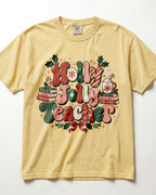 Holly Jolly Teacher Kindergarten Teacher Shirt