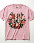 Holly Jolly Teacher Kindergarten Teacher Shirt