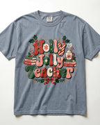 Holly Jolly Teacher Kindergarten Teacher Shirt