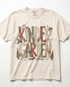 Textured Christmas Kindergarten Teacher Shirt