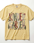 Textured Christmas Kindergarten Teacher Shirt