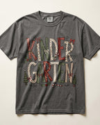 Textured Christmas Kindergarten Teacher Shirt