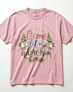 O Come Let Us Adore Him Kindergarten Teacher Shirt