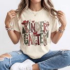 Cowboy Christmas Kindergarten Teacher Shirt