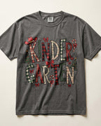 Cowboy Christmas Kindergarten Teacher Shirt