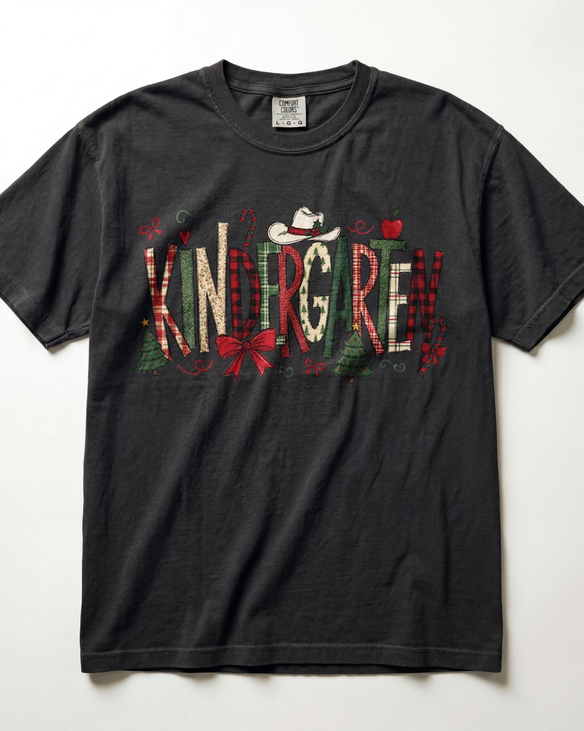 Candy Cane Christmas Kindergarten Teacher Shirt